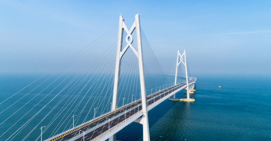 Hongkong-Zhuhai-Macao-Brücke-Brückenstruktur